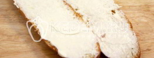 бутерброд с овощами и омлетом. Шаг 7