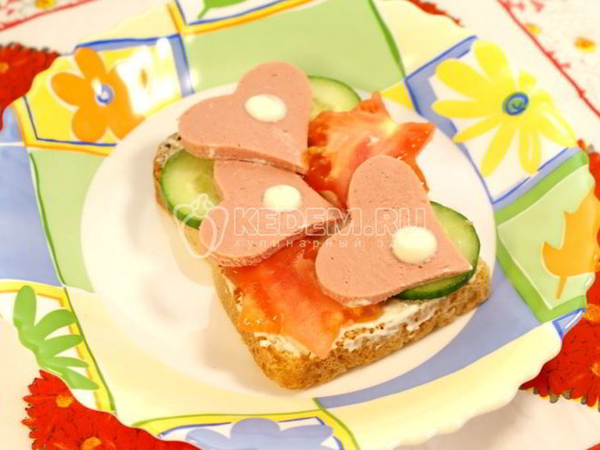 Рецепт бутерброда вкусного перекус