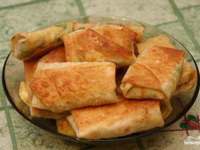 Рецепт бутербродов из лаваша