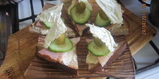 Бутерброды парус