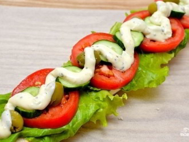 Рецепт бутербродов с багетом