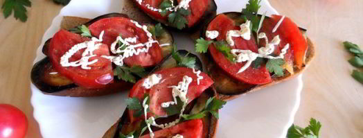 бутерброды с баклажанами. Шаг 4