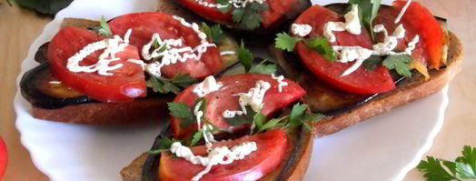 бутерброды с баклажанами. Шаг 5