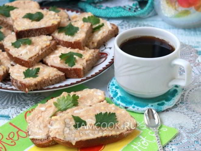 Рецепт бутербродов с икрой сайды