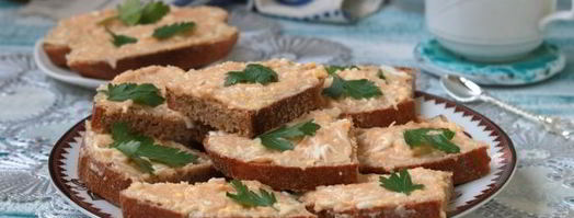 бутерброды с икрой сайды. Шаг 8