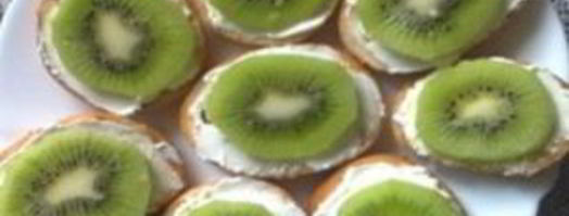 бутерброды с киви. Шаг 6