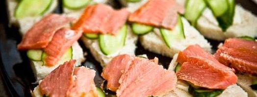 бутерброды с красной рыбой. Шаг 10