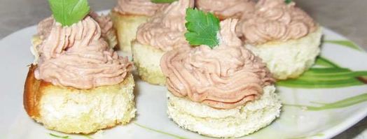 бутерброды с паштетом. Шаг 6