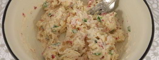 бутерброды с пастой из редиса и плавленного сыра. Шаг 4