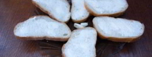 бутерброды с сыром и чесноком. Шаг 3