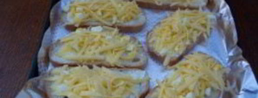 бутерброды с сыром и чесноком. Шаг 6