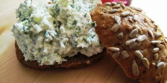 Бутерброды с творожным сыром