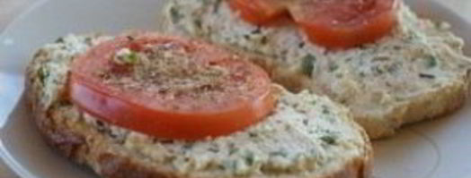 бутерброды с творожным сыром. Шаг 5