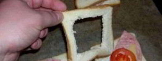 бутерброды с яйцом и колбасой. Шаг 4