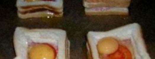 бутерброды с яйцом и колбасой. Шаг 5