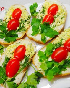 Бутерброды Восьмое марта