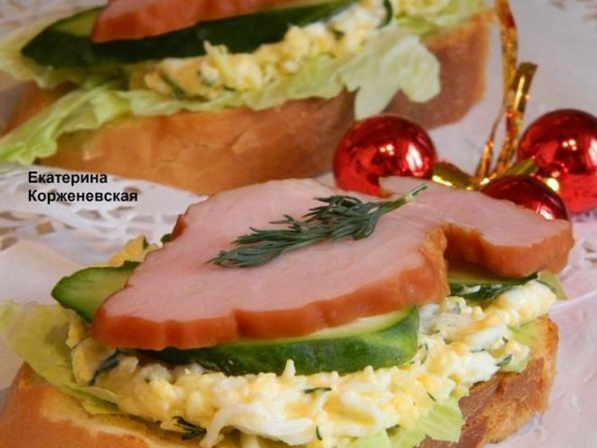 Рецепт фуршетных бутербродов