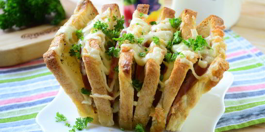 Гармошка из бутербродов