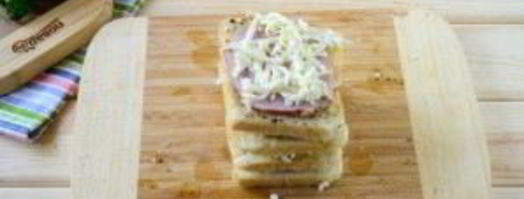 гармошка из бутербродов. Шаг 6