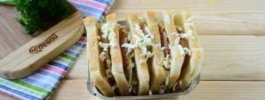 гармошка из бутербродов. Шаг 7