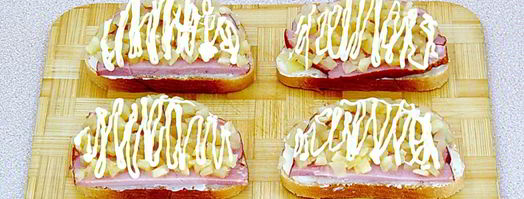 горячие бутерброды с ананасом. Шаг 9