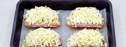 горячие бутерброды с ананасом. Шаг 10