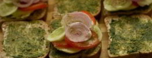 горячий бутерброд с чатни. Шаг 7