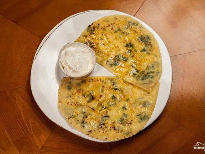 Рецепт азербайджанских чебуреков с зеленью