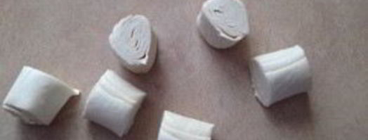 чебуреки из слоеного теста. Шаг 9