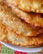 Чебуреки из заварного теста