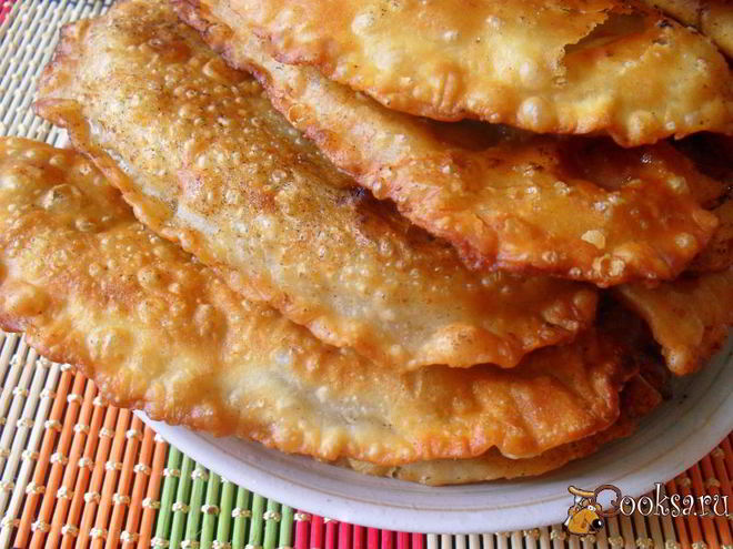 Рецепт чебуреков из заварного теста