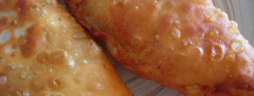 чебуреки из заварного теста. Шаг 9