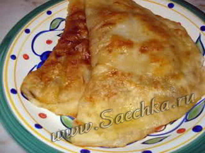 Рецепт чебуреков на дрожжах