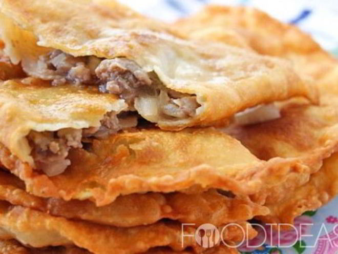 Рецепт чебуреков на кефире