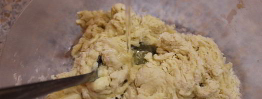 чебуреки с фаршем и сыром. Шаг 6