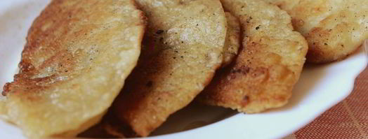 чебуреки с фаршем и сыром. Шаг 10