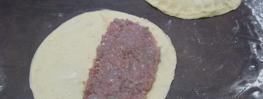 чебуреки с мясом. Шаг 7
