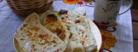 чебуреки с творогом и зеленью. Шаг 10