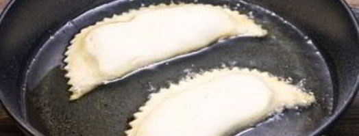 чебуреки сочные. Шаг 11