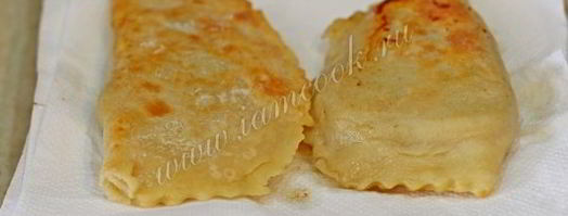 домашние чебуреки на кефире. Шаг 13