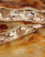 Домашние чебуреки с курицей и сыром