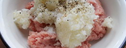 хрустящие чебуреки со смешанным фаршем. Шаг 5