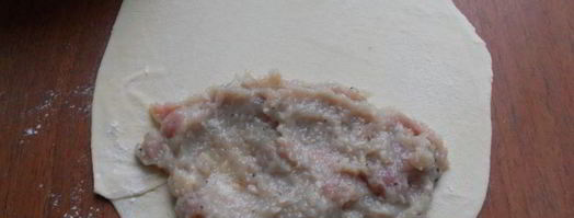 хрустящие чебуреки со смешанным фаршем. Шаг 10