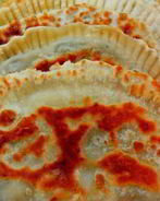 Постные чебуреки с картофелем и грибами