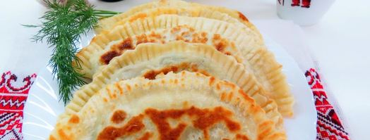 постные чебуреки с картофелем и грибами. Шаг 10