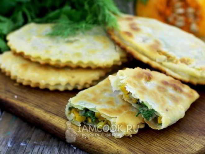 Рецепт постных чебуреков