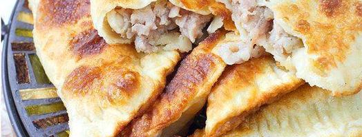 сочные чебуреки с мясом. Шаг 7