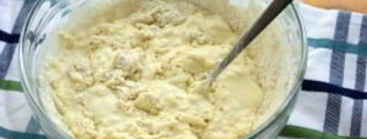 тесто для чебуреков на кефире. Шаг 4