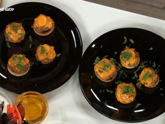 Рецепт чизбургера из грибов