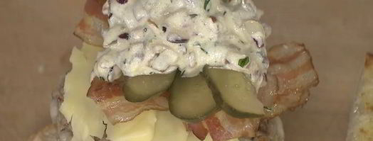 чизбургер с беконом и дижонским соусом. Шаг 15